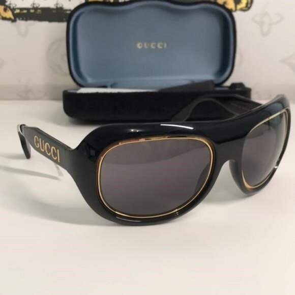 Luxury New Authentic Gucci GG1108S 001 Aviator Sunglasses ✨ - Picture 7 of 12